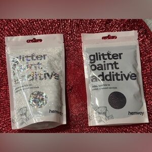 2 Glitter Paint Additive 3.5 oz. Hemway